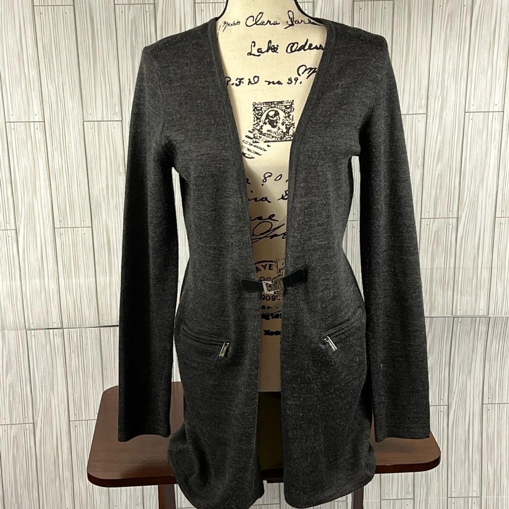 Calvin Klein Cardigan Buckle Waist